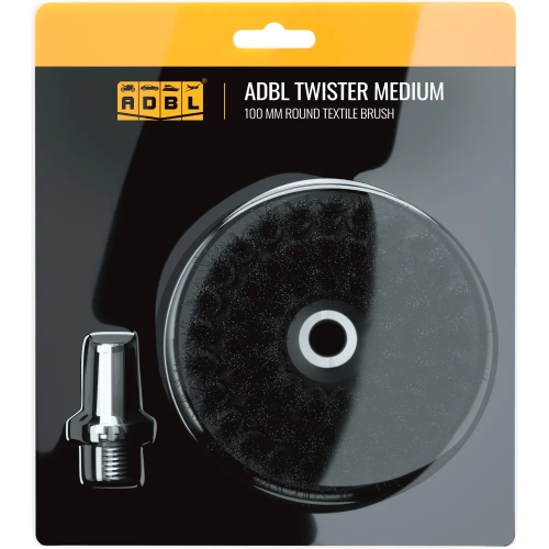 ADBL TWISTER MEDIUM 100mm średnio twarda szczotka na wkrętarkę i M14